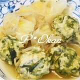 キャベツと鶏肉団子の煮物